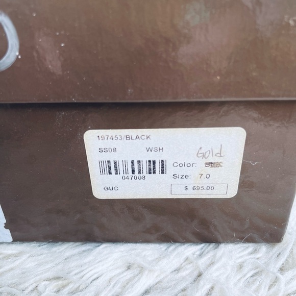 Gucci gold heels size 7 - Picture 4 of 9